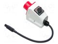 Adapter for three phase sockets; 16A; IEC plug; 265V; IP40 SONEL WAADAPAT16PRIEC