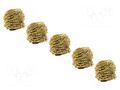 Tip cleaner; for stand; metal chips; 5pcs. SOLDER PEAK SR-BRASS-SCRUB-5