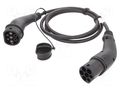 Cable: eMobility; 1x0.5mm2,3x6mm2; 250V; 7.4kW; IP44; three-phase HARTING 08914090116A0