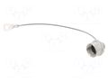 Protection cover; IP65,IP67; metal; male M12 connectors HARTING 21010000038