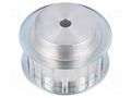 Belt pulley; AT10; W: 25mm; whell width: 40mm; Ø: 58.6mm; aluminium OPTIBELT 40-AT10-19-200ZA