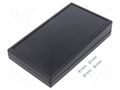 Enclosure: desktop; TENCLOS SLANT SLOPE; X: 85mm; Y: 145mm; ABS TEKO 550S.9