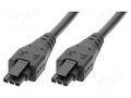 Cable; Micro-Fit 3.0; female; PIN: 2; Len: 0.5m; 8.5A; Colour: black MOLEX MX-214770-0205