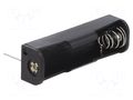 Holder; AA,R6; Batt.no: 1; PCB,THM; for PCB; polypropylene; steel KEYSTONE KEYS2460