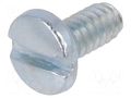 Screw; UNC4-40x6.25; Head: cheese head; slotted; steel; zinc KEYSTONE KEYS9400