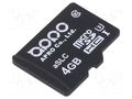 Memory card; industrial; aSLC,microSDHC; 4GB; -25÷85°C; PHANES-F APRO WPMSD004G-PFISMAS