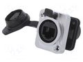 Coupler; coupler; DUALSLIM; Cat: 5e; shielded; 8p8c; straight; metal CLIFF CP30220MIP65S
