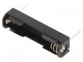 Holder; AAA,R03; Batt.no: 1; PCB,THM; for PCB; plastic; steel KEYSTONE KEYS2466