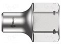 Socket; 6-angles,socket spanner; HEX 4mm; 1/4" WERA WERA.05003665001