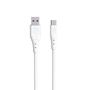 Dudao cable USB - USB Type C 6A cable 1 m white (TGL3T), Dudao 6973687243388 6973687243388