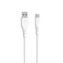 Dudao cable USB - USB Type C 6A cable 1 m white (TGL3T), Dudao 6973687243388