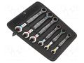 Wrench-set; combination spanner,with ratchet; Joker 6000; 6pcs. WERA WERA.05020022001