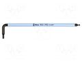 Wrench; inch,Hex Plus key,spherical; HEX 5/64"; steel; long WERA WERA.05022630001