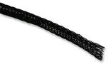 SLEEVING, BRAID, BLACK/WHITE, 50M PP3/8-09