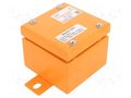 Enclosure: emergency; X: 100mm; Y: 100mm; Z: 80mm; steel; IP65; orange RAYCHEM RPG FRJ-01