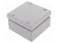Enclosure: multipurpose; X: 100mm; Y: 100mm; Z: 61mm; steel; grey RAYCHEM RPG GIJ-1GY