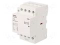 Contactor: 4-pole installation; 40A; 230VAC; NO x4; STM; -5÷60°C ZAMEL STM-40-40