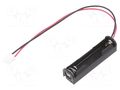 Holder; AAA,R03; Batt.no: 1; 3pin,cables,terminal; 150mm KEYSTONE KEYS2467CN