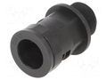 Straight terminal connector; Thread: metric,outside; polyamide HUMMEL HUMMEL-1533160151