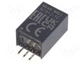 Converter: DC/DC; Uin: 16÷36VDC; Uout: -12VDC,12VDC; Iout: 0÷1000mA MEAN WELL N7812-1C