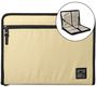 Ringke Smart Zip Pouch for a laptop up to 13&quot; with a stand - beige, Ringke 8809818842145 8809818842145