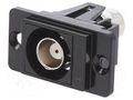 Coupler; BNC socket,both sides; 50Ω; DUALSLIM; black; metal; 29mm CLIFF CP30737MB