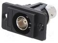 Coupler; BNC socket,both sides; 75Ω; DUALSLIM; silver; plastic CLIFF CP30738