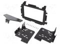 Radio frame; Honda; 2 DIN; matt black METRA RAM-40.816