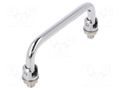 Holder; chromium plated steel; chromium plated; H: 43mm; Ø: 10mm ELESA+GANTER GN425.2-120-CR