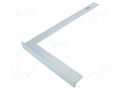 Try square; 400x230mm; with foot; Plating: zinc SCALA SC404158