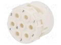 Connector: M23; contact insert; PIN: 7; male; crimped; w/o contacts HARTING 09151073001