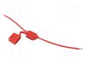 Fuse holder; 19mm; 15A; Leads: cables; -40÷85°C; 58V OPTIFUSE LPR-02R-16R