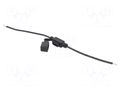 Fuse holder; 11mm; 15A; Leads: cables; -40÷85°C; 58V OPTIFUSE LPM-01B-16B