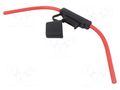 Fuse holder; 29.7mm; 100A; Leads: cables; 32V; Wire colour: red OPTIFUSE LPX-01B-6R