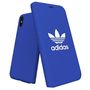 Adidas Booklet Case Canvas iPhone X/Xs blue/niebieski 30279, Adidas 8718846058421 8718846058421