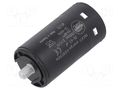Capacitor: electrolytic; 40uF; Ø36.5x68.5mm; ±10%; M8 screw DUCATI ENERGIA 4.12.80.3.404