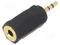 Adapter; Jack 2.5mm 3pin plug,Jack 3.5mm socket GEMBIRD A-3.5F-2.5M