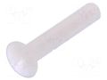 Screw; M3x16; 0.5; Head: countersunk; slotted; 1mm; polyamide; 8G202 DREMEC DR8G202M3X16