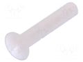 Screw; M3x16; 0.5; Head: countersunk; slotted; 1mm; polyamide; 8G202 DREMEC DR8G202M3X16