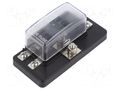 Fuse boxes; 11mm; 30A; screw; Leads: M4 screws; ways: 4; -20÷85°C OPTIFUSE BLR-504