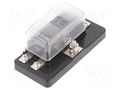 Fuse boxes; 11mm; 30A; screw; Leads: M4 screws; ways: 4; -20÷85°C OPTIFUSE BLR-I-504