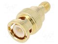 Adapter; BNC male,SMA female; Insulation: PTFE; 50Ω MUELLER ELECTRIC BU-P4289