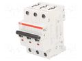 Circuit breaker; 400VAC; Inom: 40A; Poles: 3; Charact: C; 10kA; IP20 ABB S203M-C40