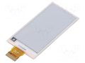 Display: e-paper; 2.66"; 296x152; Dim: 37x83.5x1mm; black-white WAVESHARE WSH-18401