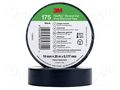 Tape: electrical insulating; W: 19mm; L: 20m; Thk: 0.178mm; black 3M 3M-TF-175-19-20BK