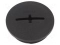 Stopper; M32; 1.5; IP56; polyamide; black; Thread: metric; 8mm BM GROUP BM4632N