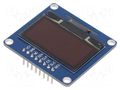 Display: OLED; 1.3"; 128x64; 40.5x37.5mm; blue; PIN: 8; 3.3÷5VDC WAVESHARE WSH-10451