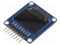 Display: OLED; 0.95"; 96x64; 31.7x37mm; RGB; PIN: 8; 3.3÷5VDC; 160° WAVESHARE WSH-10507