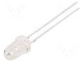 LED; UV; 8°; 20mA; P: 114mW; 370÷380nm; 3÷3.8VDC; THT OPTOSUPPLY OSV2YL5201A