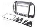 Radio frame; Hyundai; 2 DIN; black,silver ACV RAM-40.889.1